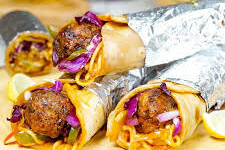 Veg Manchurian Frankie